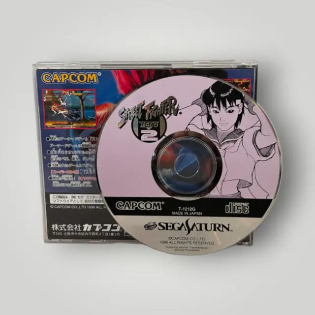 Street Fighter Zero 2 (Japanese Version) for the Sega Saturn Console. No Manual