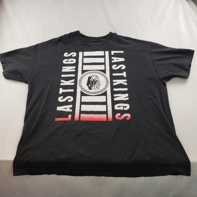 Last Kings LK Rap Tee Streetwear Pharaoh Egyptian Big Print Thick Cotton Men 2XL