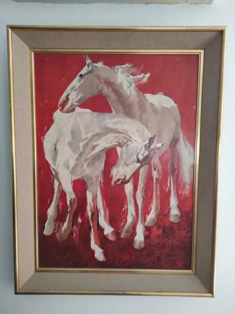 tableau ancien huile sur toile signé