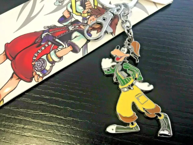 Kingdom Hearts Goofy Keyring Keychain Cartoon Jewellery Gaming Sora Keyblade AUS