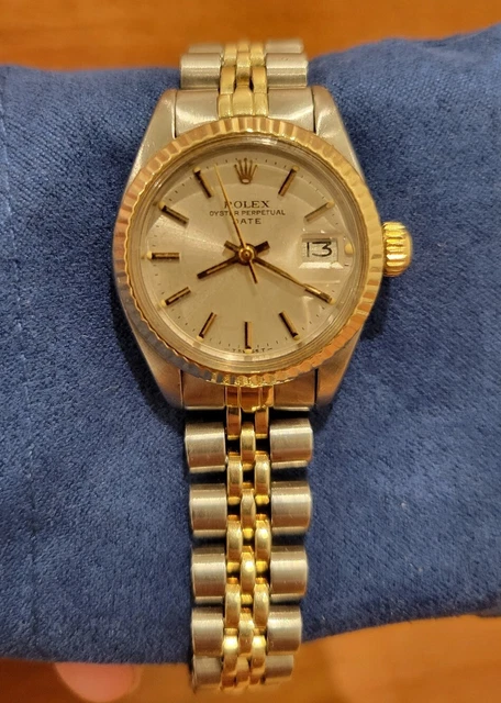 Ladies Rolex Oyster Perpetual Date Watch 6917 Datejust 26mm Champagne Gold Great Ladies Rolex Oyster Perpetual Date Watch 6917 Datejust 26mm Champagne Gold Great