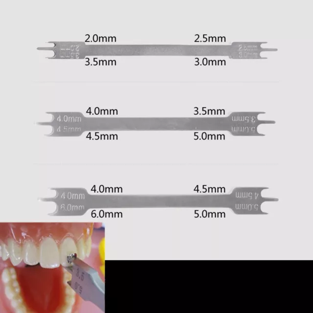 Orthodontic Instruments Dental Bracket Positioning Height Gauge Wick Type