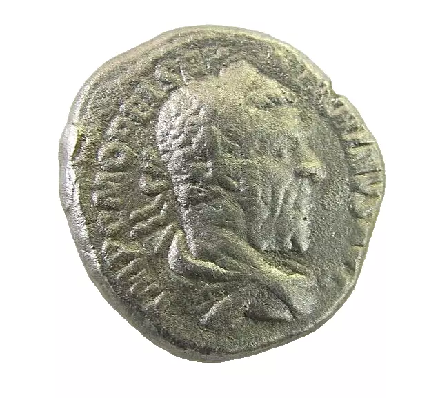 Ancient Roman Silver Denarius of Macrinus circa 217-218 AD (721)