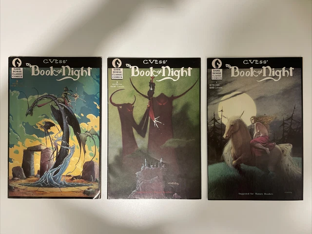 Charles Vess' the Book of Night #1-3 complete series - dark horse comics 2