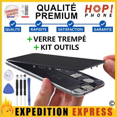 Ecran Lcd Iphone  6 /6S /7 /Plus /8 /X /Xr /Xs Vitre Tactile Complet Sur Chassis