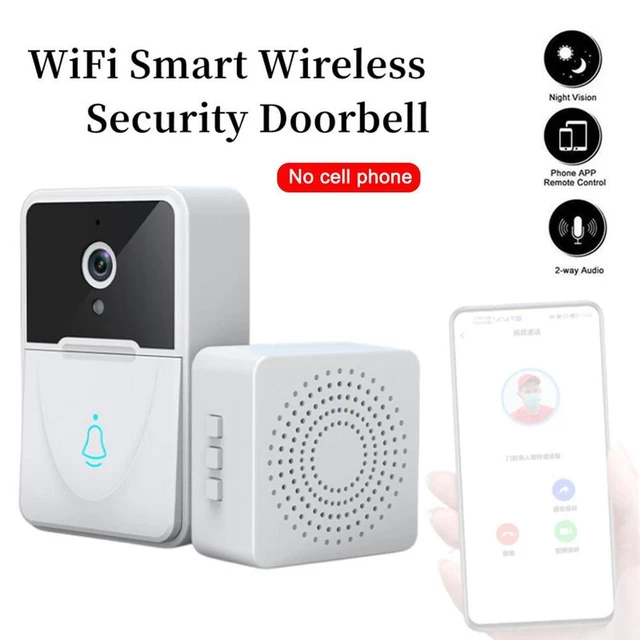 Smart Wireless WiFi Video Doorbell Phone Camera Door Security Bell Intercom G0X3