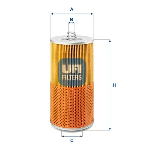 UFI Filters Filtro Olio 23.305.00 - Ricambio Per Camion E Auto (Astra, Cacciamali, Iveco) - 2