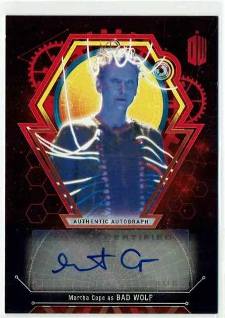 Doctor Who Extraterrestial Encounter Autograph Card Martha Cope as Bad Wolf #3/5