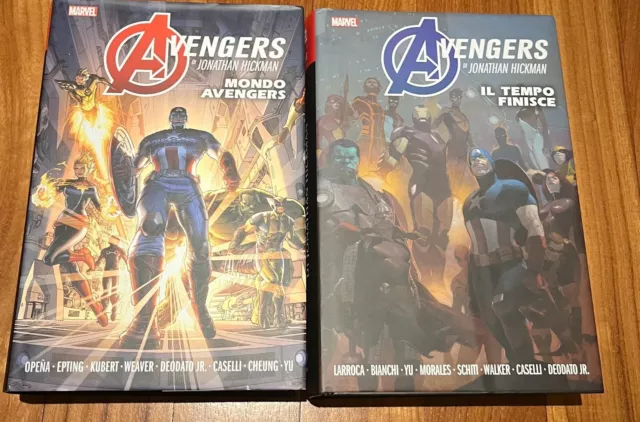 Marvel Omnibus Avengers  1+2 di Hickman ed. Panini Comics - OTTIME CONDIZIONI