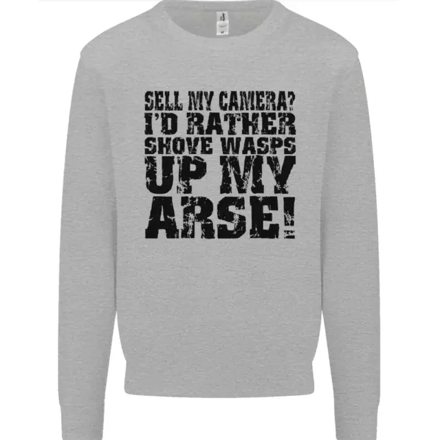 Sell My Camera? Photographer Photography Mens Sweatshirt Jumper