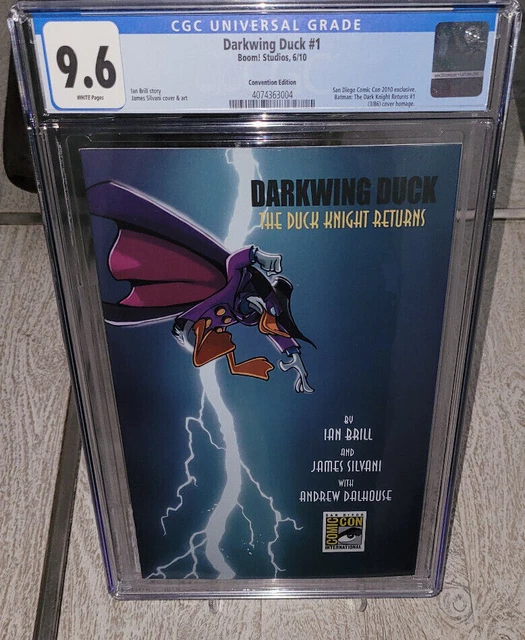 DARKWING DUCK 1 CGC 9.6 Boom Comic 2010 SDCC Dark Knight Returns Con