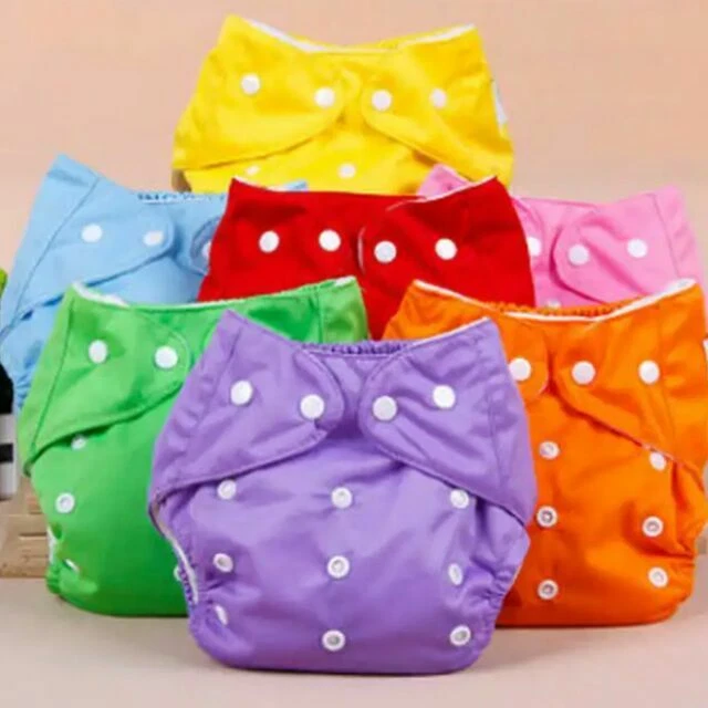 Baby Cloth Diaper Reusable Washable Adjustable Pocket Waterproof Nappy Suit pack