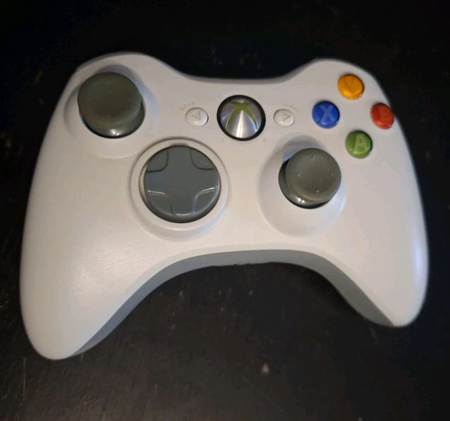 Manette Xbox 360 Officielle Blanche - Occasion, Fonctionne Bien