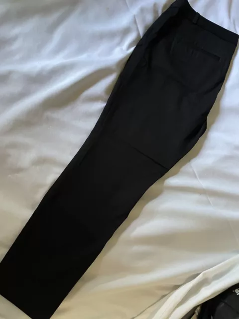 BANANA REPUBLIC SLOAN Cropped Pants Womens Size 14 Black Stretch £62.53 -  PicClick UK