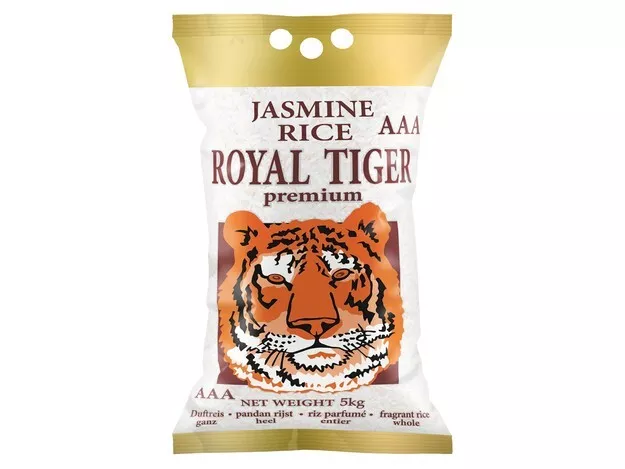 Royal Tiger Jasminreis Duftreis Reis 5 kg (Premium Qualität AAA)