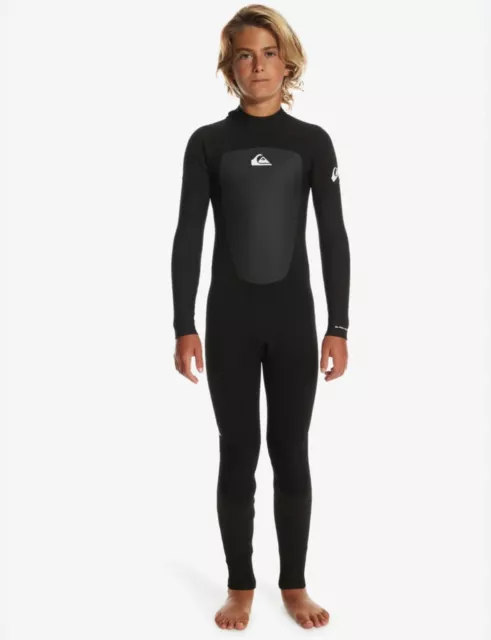 QuikSilver Boys 8B  5/4/3mm Prologue Back Zip Wetsuit