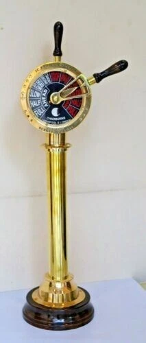 Vintage nautical marine brass telegraph ship engine room beautiful gift item