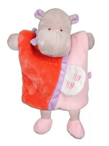 DOUDOU ET COMPAGNIE, Puppet Hippo Petit Secret 25 CM, DC2784HIPPO