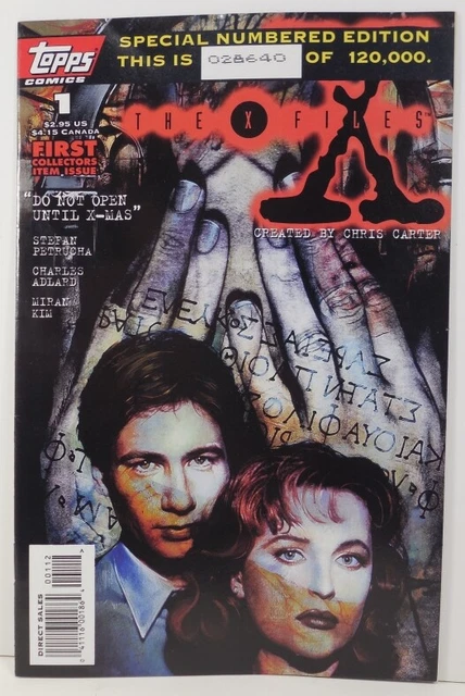 Topps THE X-FILES 1995 Sci-Fi TV Series Comic Book #1 FIRST ISSUE!