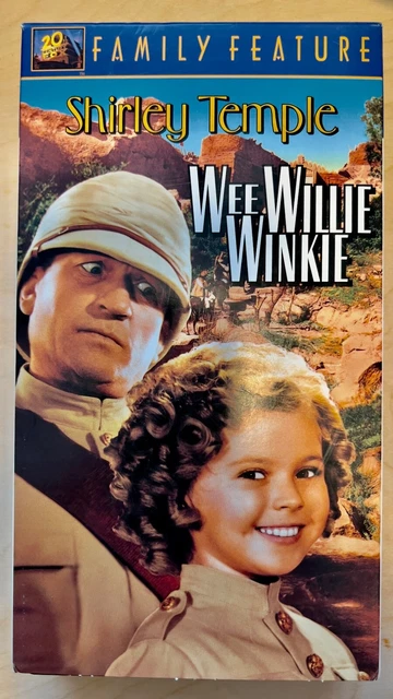 Vintage Shirley Temple Film "Wee Willie Winkie" on VHS Rare Find for Collectors