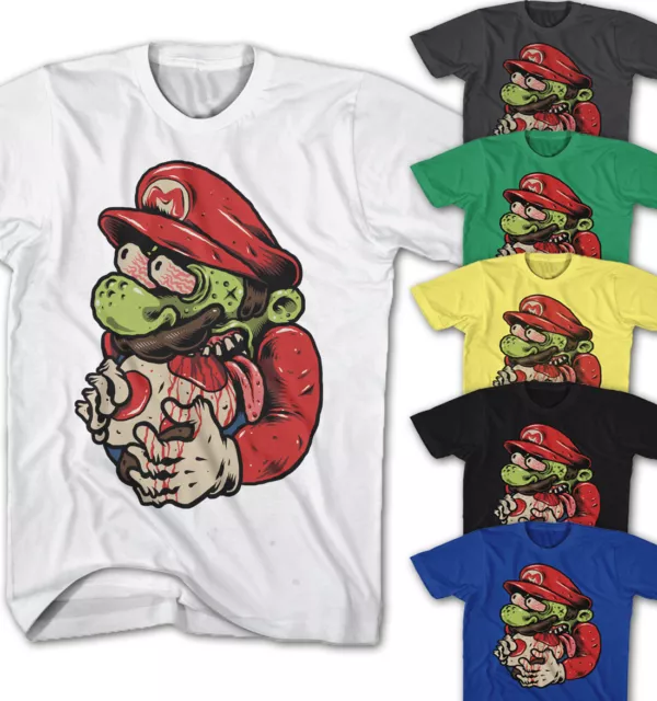 ★Herren T-shirt Super Zombie Death Mario Game Over Movie Spiel Neu S-5XL ZM25215