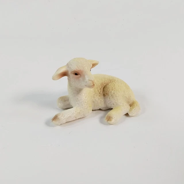 Schleich Lamb Laying Down Figure D-73527 2003 Figure Retired