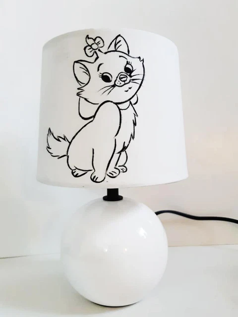 Lampe De Chevet Dogue De Bordeaux - Peinte à La Main - Création Française E073