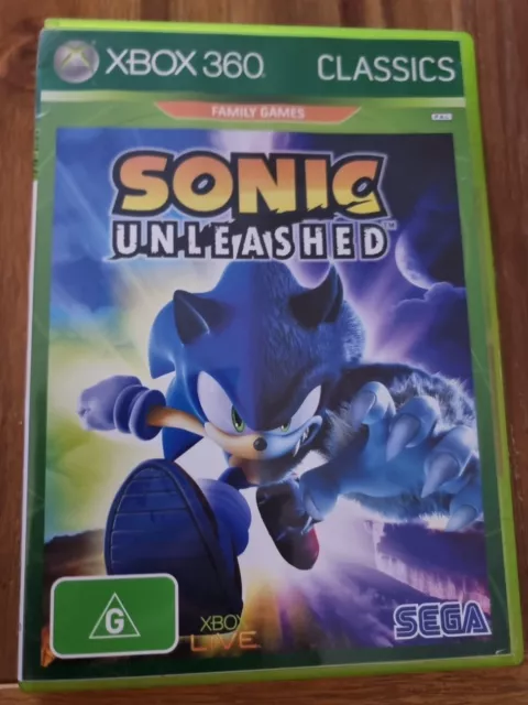  Sonic Unleashed (Platinum Hits) - Xbox 360 : Sega of America  Inc: Video Games