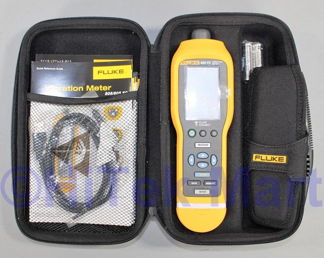 FLUKE 805 FC Vibration Meter with Fluke Connect Bearings Overall