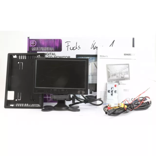 Velleman 7 " Hochauflösender Numérique Tft-Lcd Monitor Avec + Défectueux