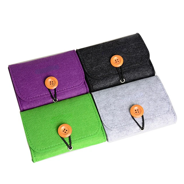 Felt Essential Oil Case 6 Slots 10ML Storage Bag Bottles Holder Storage Bag