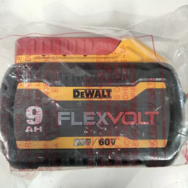 DEWALT DCB609 FLEXVOLT 20V/60V MAX* 9.0Ah Lithium-Ion Battery MFG-2023