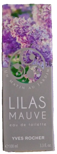Eau De Toilette Yves Rocher Lilas Mauve 100 Ml - Plein Dans Sa Boîte, Neuf, Senteur Florale, Fabriqué En France