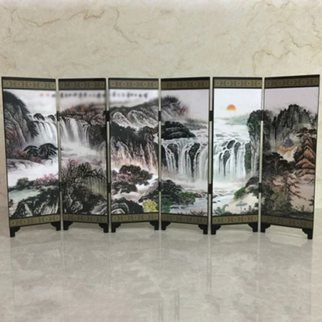 Divisor de pantalla de habitación artesanías regalo oriental conmemorativo privacidad chino