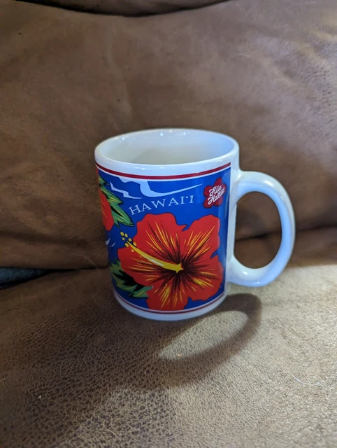 Hilo Hattie Island Heritage Coffee Tea Mug Cup The Store of Hawaii Vintage 1997