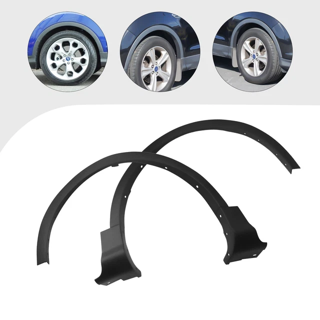 FRONT FENDER FLARE Wheel Well Arch Molding Trim Pair For Ford Escape