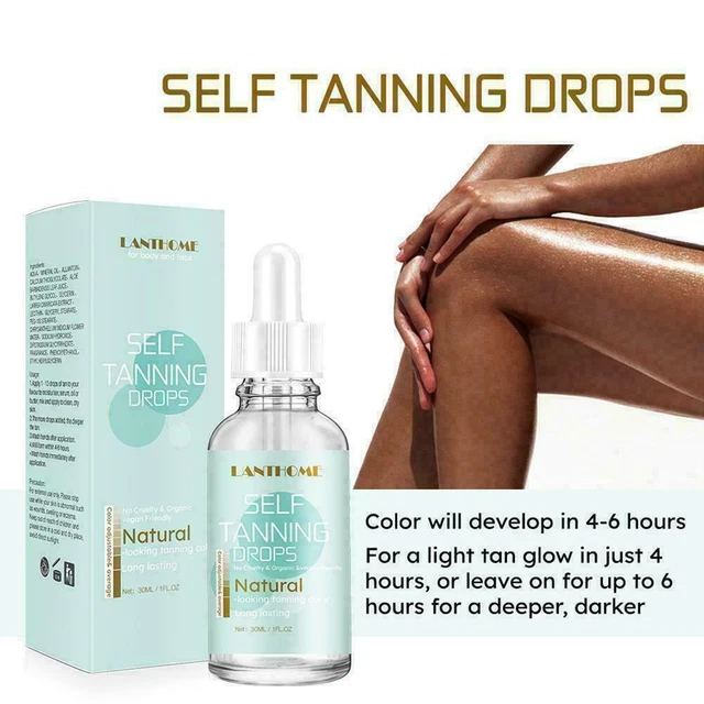 LANTHOME olio abbronzante senza sole gocce abbronzanti corpo cura acqua 30 ml I4C7