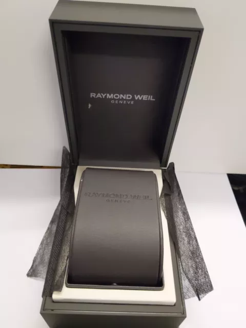 Genuine Original Raymond Weil Swiss Watch Presentation Travel Box Case Complete