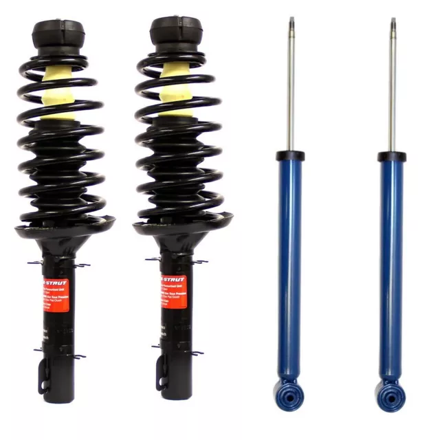 Front Struts Coil Springs & Rear Shocks Monroe Kit For VW Beetle Golf Jetta City
