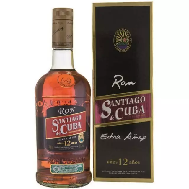 Santiago De Cuba Ron Extra Anejo 12 Anni 70 Cl In Astuccio