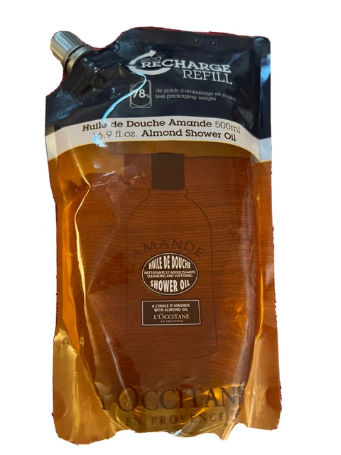 Recarga de aceite de ducha de almendras loccitane