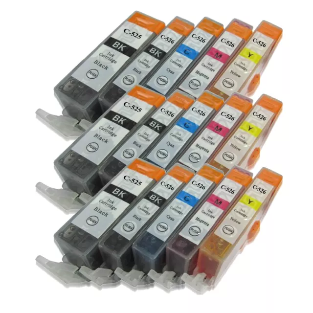 15 New PGI-225 CLI-226 Ink Cartridges for Canon Pixma MG5120 MG5220 iP4820 MX882