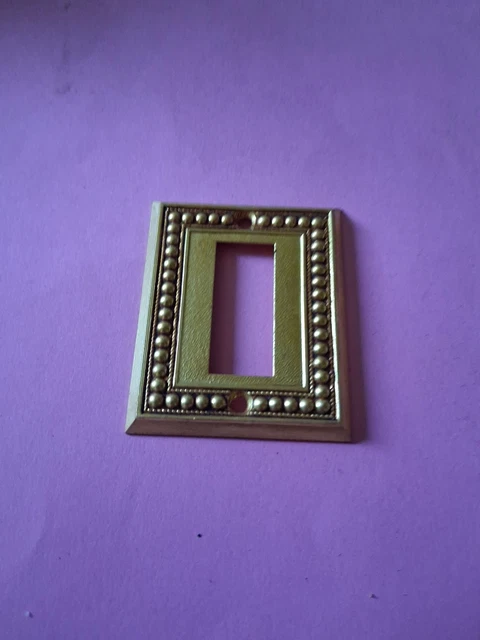 Plaque Enjoliveur Legrand Mistral – Doré – 2 Modules – Neuf
