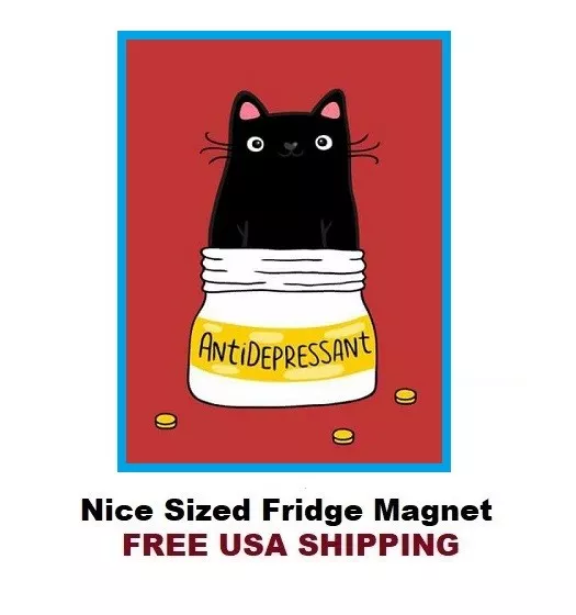 603 - Cute Cats Saying Refrigerator Fridge Magnet