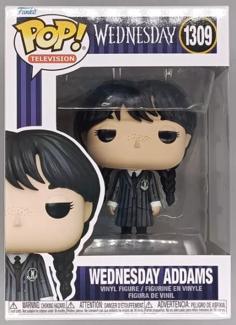 #1309 Wednesday Addams -Wednesday Funko POP with POP Protector