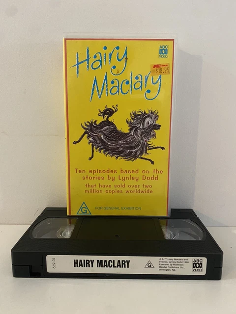 HAIRY MACLARY 10 Episodes Lynley Dodd 1998 ABC For Kids VHS Video
