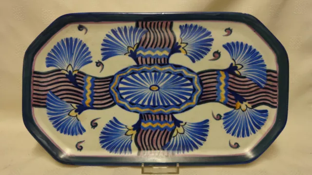 1930's Rare Art Deco Carlton Ware Handcraft Flowering Papyrus 3242 Trinket Tray