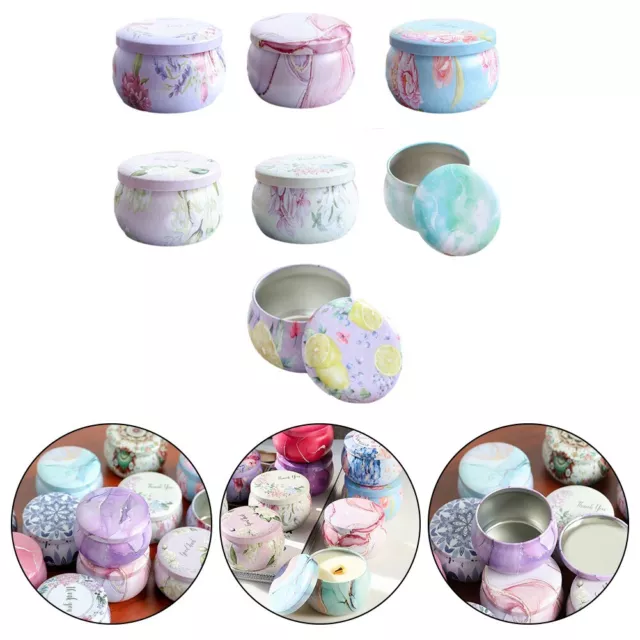 DIY Candle Making Kits Tinplate Tea Candle Jar Storage Solution Compact