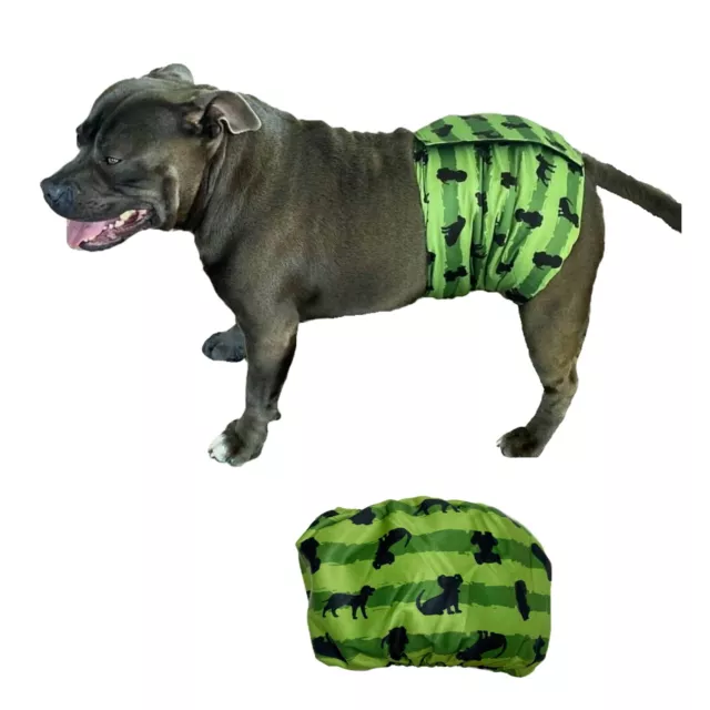 Dog Belly Band Wrap Camo Canines XS S M L XL XXL - Male Stop Wee Marking Leaking