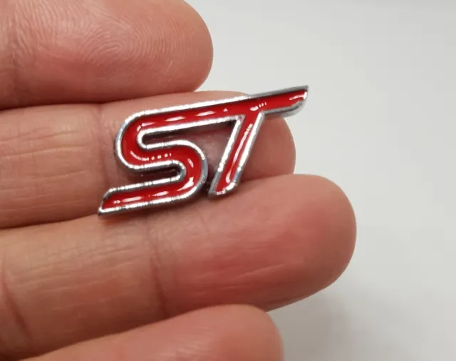st emblem lenkrad Rot Silber Logo  St Line Schriftzug Stline Für Ford